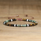 FuAttract Balance Protection & Positive Energy Blue Imperial Stone Tiger's Eye Amazonite Natural Stone Braided Bracelet - African Turquoise+White Turquoise - image 38