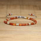 FuAttract Balance Protection & Positive Energy Blue Imperial Stone Tiger's Eye Amazonite Natural Stone Braided Bracelet - Red Agate - image 45
