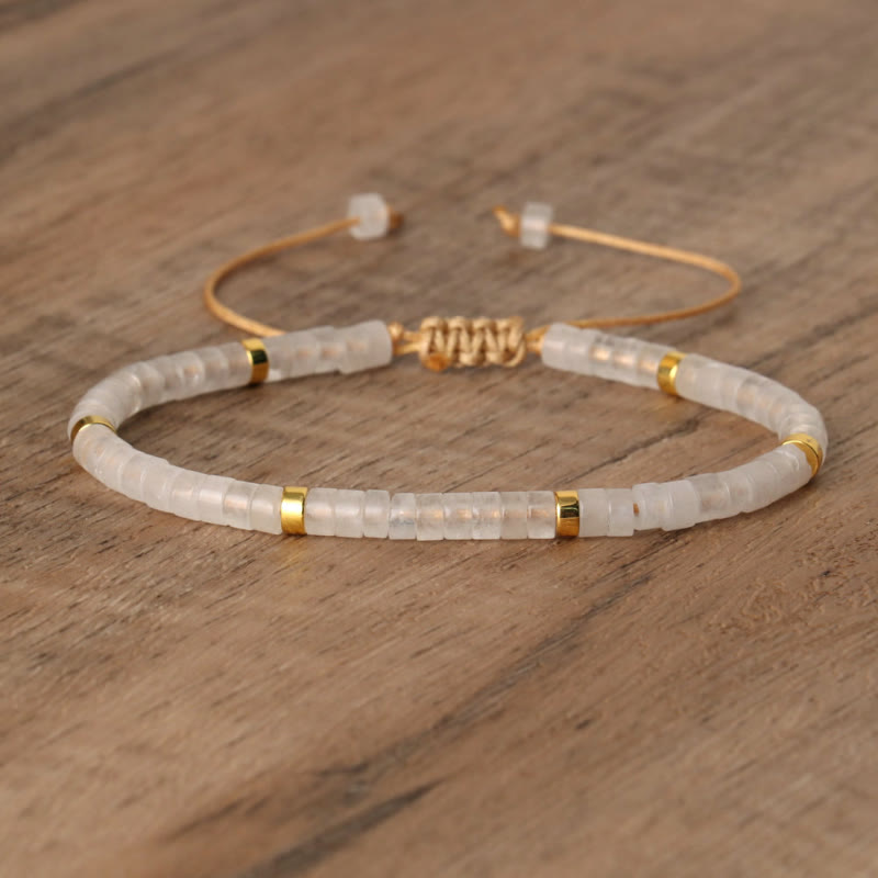 FuAttract Balance Protection & Positive Energy Blue Imperial Stone Tiger's Eye Amazonite Natural Stone Braided Bracelet - Clear Quartz 1 - image 52