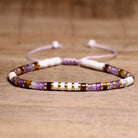 FuAttract Balance Protection & Positive Energy Blue Imperial Stone Tiger's Eye Amazonite Natural Stone Braided Bracelet - Amethyst 2 - image 55