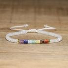 FuAttract Balance Protection & Positive Energy Blue Imperial Stone Tiger's Eye Amazonite Natural Stone Braided Bracelet - Clear Quartz+Seven Chakra Crystal - image 61