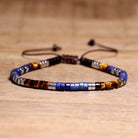 FuAttract Balance Protection & Positive Energy Blue Imperial Stone Tiger's Eye Amazonite Natural Stone Braided Bracelet - Lapis Lazuli 3 - image 64