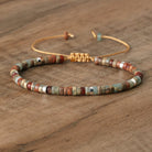 FuAttract Balance Protection & Positive Energy Blue Imperial Stone Tiger's Eye Amazonite Natural Stone Braided Bracelet - Shoushan Stone - image 65