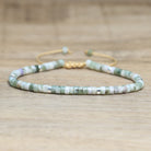 FuAttract Balance Protection & Positive Energy Blue Imperial Stone Tiger's Eye Amazonite Natural Stone Braided Bracelet - Green Jade - image 74