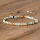 FuAttract Balance Protection & Positive Energy Blue Imperial Stone Tiger's Eye Amazonite Natural Stone Braided Bracelet - Amazonite - image 77