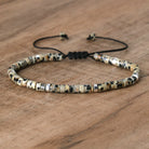FuAttract Balance Protection & Positive Energy Blue Imperial Stone Tiger's Eye Amazonite Natural Stone Braided Bracelet - Black Spotted Stone - image 89