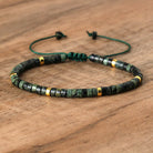 FuAttract Balance Protection & Positive Energy Blue Imperial Stone Tiger's Eye Amazonite Natural Stone Braided Bracelet - Kambaba Jasper 1 - image 92
