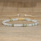 FuAttract Balance Protection & Positive Energy Blue Imperial Stone Tiger's Eye Amazonite Natural Stone Braided Bracelet - Ice Jade - image 97