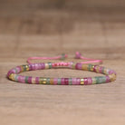 FuAttract Balance Protection & Positive Energy Blue Imperial Stone Tiger's Eye Amazonite Natural Stone Braided Bracelet - Rainbow Tourmaline - image 98