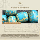 FuAttract Balance Protection & Positive Energy Blue Imperial Stone Tiger's Eye Amazonite Natural Stone Braided Bracelet - image 3