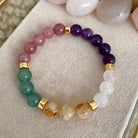 FuAttract Luck Prosperity & Harmony Five Color Crystal Fortune Wealth Bracelet - image 1