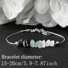 FuAttract Love Harmony & Emotional Balance Strawberry Quartz Lepidolite Moonstone Chips Alloy Bracelet - image 4