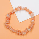 FuAttract Healing Luck & Harmony Natural Crystal & Agate Colorful Irregular Beaded Bracelet - Sunstone Chips - image 28