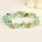 FuAttract Healing Luck & Harmony Natural Crystal & Agate Colorful Irregular Beaded Bracelet - Prehnite Chips - image 40