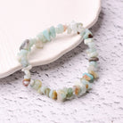 FuAttract Healing Luck & Harmony Natural Crystal & Agate Colorful Irregular Beaded Bracelet - Amazonite Chips - image 13
