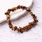 FuAttract Healing Luck & Harmony Natural Crystal & Agate Colorful Irregular Beaded Bracelet - Yellow Tiger's Eye Chips - image 14