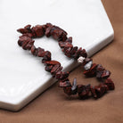 FuAttract Healing Luck & Harmony Natural Crystal & Agate Colorful Irregular Beaded Bracelet - Gold Swan Obsidian Chips - image 11