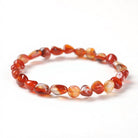 FuAttract Healing Luck & Harmony Natural Crystal & Agate Colorful Irregular Beaded Bracelet - Tumbled Red Agate - image 70