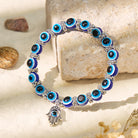 FuAttract Protection Luck & Balance Hamsa Hand Evil Eye Charm Spiritual Bracelet  - image 1