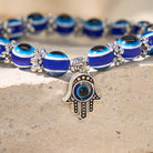 FuAttract Protection Luck & Balance Hamsa Hand Evil Eye Charm Spiritual Bracelet  - image 4