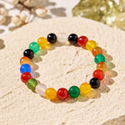 FuAttract Harmony Balance & Positive Vibes Natural Multi Material Stone  Fashion Versatile Bracelet - Multicolor Agate - image 2