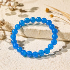 FuAttract Harmony Balance & Positive Vibes Natural Multi Material Stone Unisex Versatile Bracelet - Blue Agate - image 19