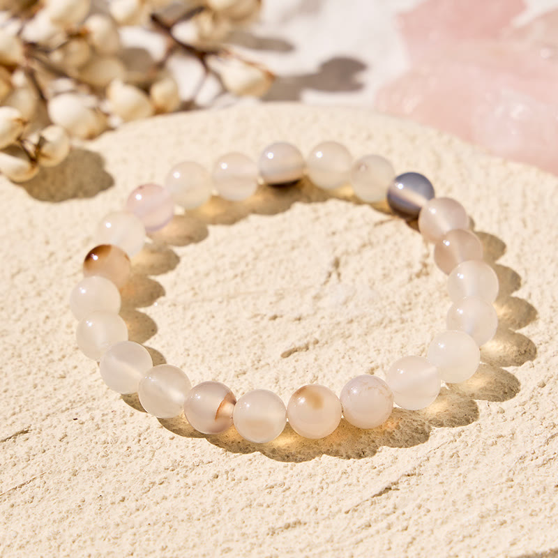 FuAttract Harmony Balance & Positive Vibes Natural Multi Material Stone  Fashion Versatile Bracelet - Ocean Agate - image 18