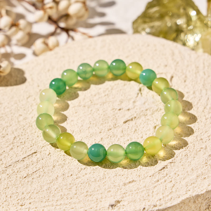 FuAttract Harmony Balance & Positive Vibes Natural Multi Material Stone  Fashion Versatile Bracelet - Green Grape Agate - image 20