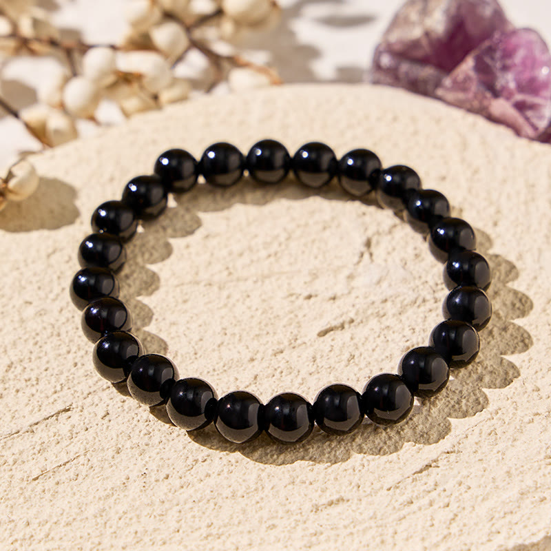 FuAttract Harmony Balance & Positive Vibes Natural Multi Material Stone  Fashion Versatile Bracelet - Black Onyx - image 22
