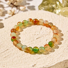 FuAttract Harmony Balance & Positive Vibes Natural Multi Material Stone  Fashion Versatile Bracelet - Peacock Agate - image 27