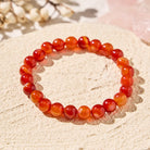 FuAttract Harmony Balance & Positive Vibes Natural Multi Material Stone Unisex Versatile Bracelet - Red Banded Agate - image 39