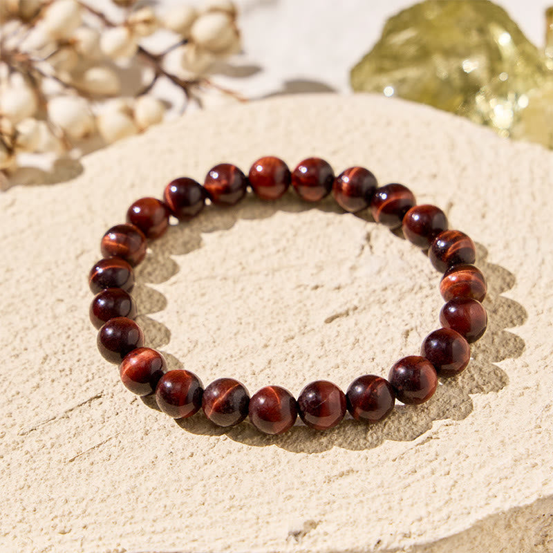 FuAttract Harmony Balance & Positive Vibes Natural Multi Material Stone  Fashion Versatile Bracelet - Red Tiger's Eye - image 43