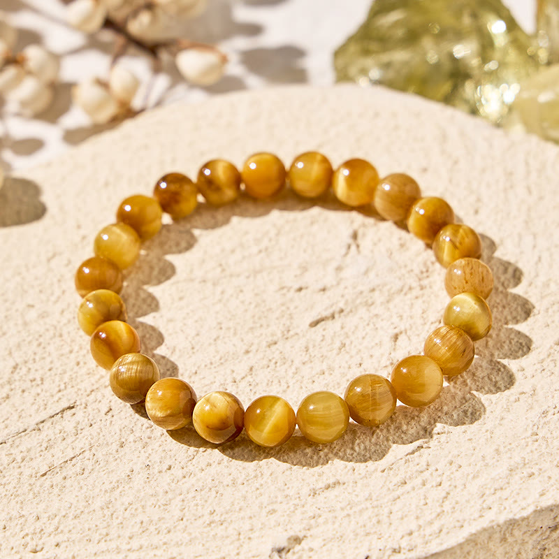 FuAttract Harmony Balance & Positive Vibes Natural Multi Material Stone Unisex Versatile Bracelet - Golden Tiger's Eye - image 7