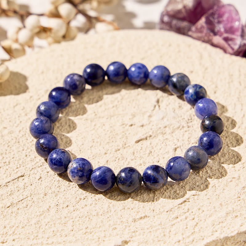 FuAttract Harmony Balance & Positive Vibes Natural Multi Material Stone  Fashion Versatile Bracelet - Sodalite - image 52