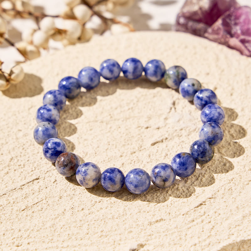 FuAttract Harmony Balance & Positive Vibes Natural Multi Material Stone  Fashion Versatile Bracelet - Blue Spot Jasper - image 60