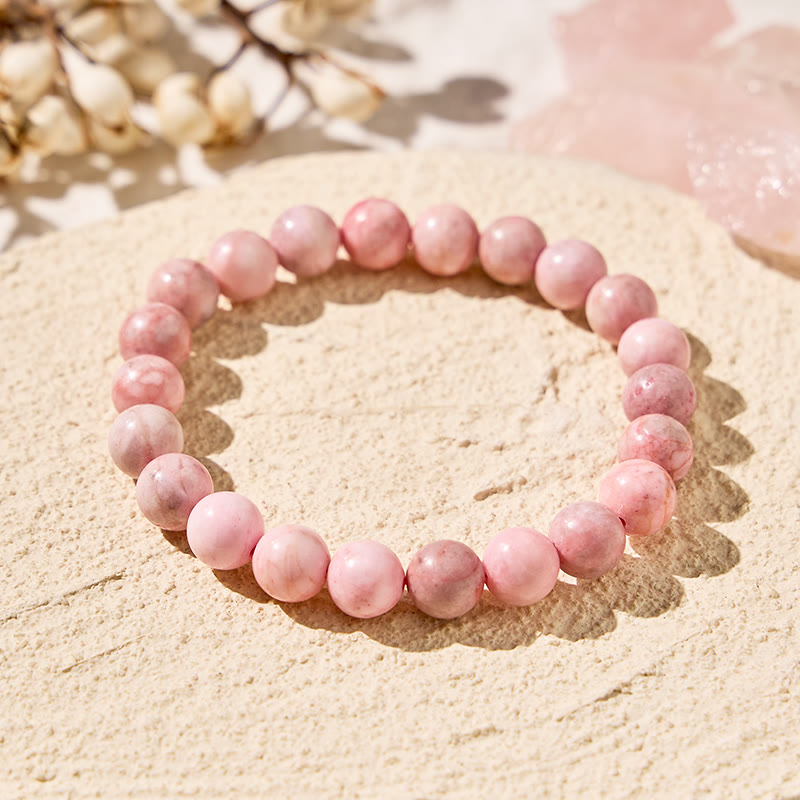 FuAttract Harmony Balance & Positive Vibes Natural Multi Material Stone  Fashion Versatile Bracelet - Pink Zebra Stone - image 63