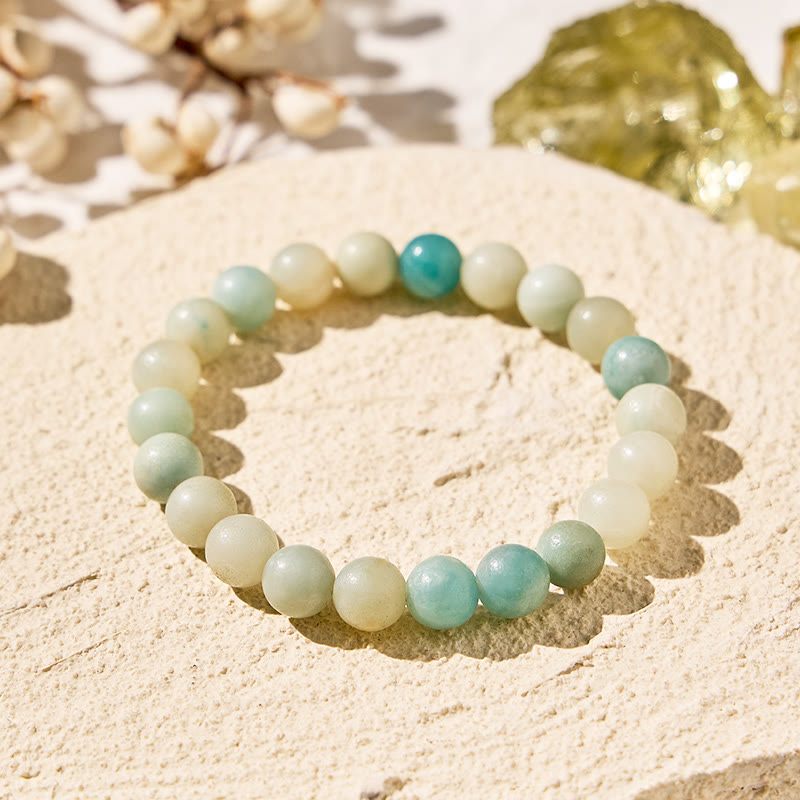 FuAttract Harmony Balance & Positive Vibes Natural Multi Material Stone  Fashion Versatile Bracelet - Amazonite - image 65