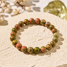 FuAttract Harmony Balance & Positive Vibes Natural Multi Material Stone  Fashion Versatile Bracelet - Unakite - image 77