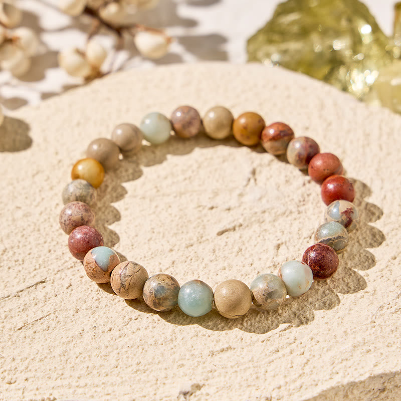 FuAttract Harmony Balance & Positive Vibes Natural Multi Material Stone Unisex Versatile Bracelet - Shoushan Stone - image 77