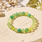 FuAttract Harmony Balance & Positive Vibes Natural Multi Material Stone  Fashion Versatile Bracelet - Ice Green Jade - image 81