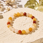 FuAttract Harmony Balance & Positive Vibes Natural Multi Material Stone Unisex Versatile Bracelet - Golden Silk Jade - image 81