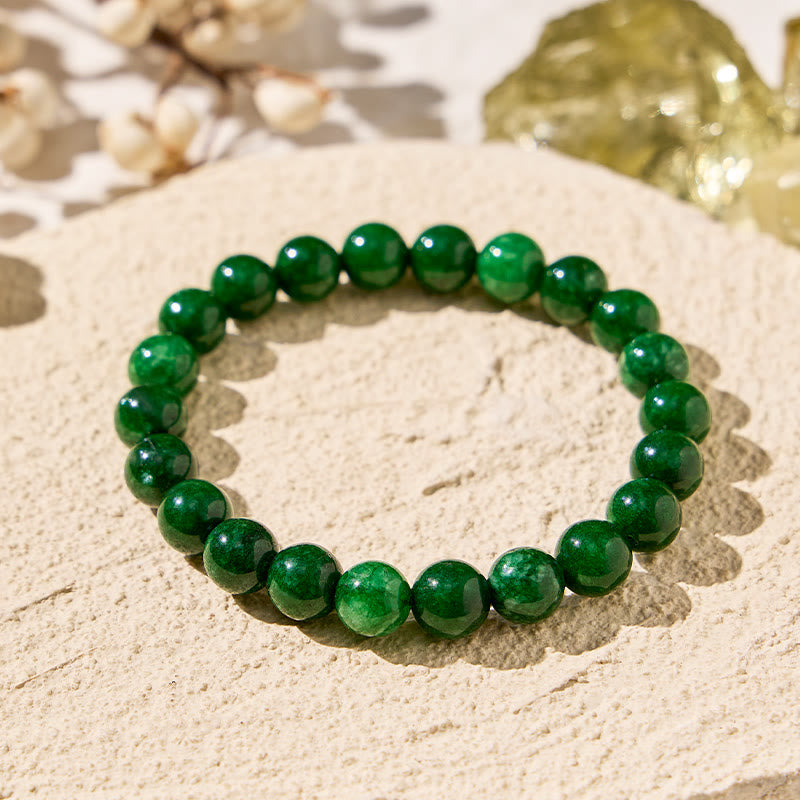 FuAttract Harmony Balance & Positive Vibes Natural Multi Material Stone  Fashion Versatile Bracelet - Green Chalcedony - image 84