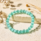 FuAttract Harmony Balance & Positive Vibes Natural Multi Material Stone  Fashion Versatile Bracelet - Medium Lake Blue Cat's Eye - image 92