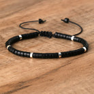FuAttract Balance Protection & Positive Energy Blue Imperial Stone Tiger's Eye Amazonite Natural Stone Braided Bracelet - Matte Black Onyx - image 47