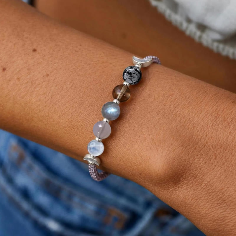 FREE Today: Healing Calm & Balance Black Moon Phase Crystal Protection Bracelet - image 3