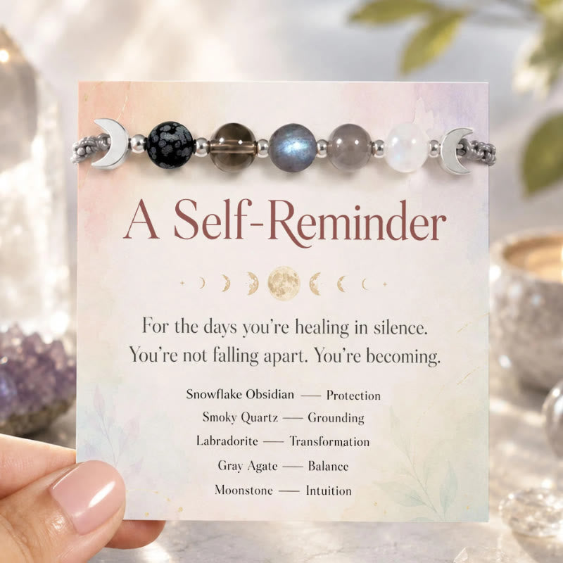 FREE Today: Healing Calm & Balance Black Moon Phase Crystal Protection Bracelet - image 1