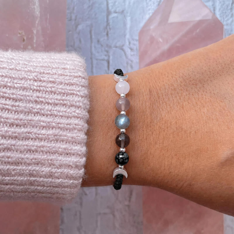 FREE Today: Healing Calm & Balance Black Moon Phase Crystal Protection Bracelet - image 4