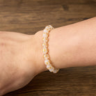 FuAttract Protection Blessing & Harmony Colorful Agate Om Mani Mantra Gold Foil Bracelet - image 16