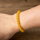 FuAttract Protection Blessing & Harmony Colorful Agate Om Mani Mantra Gold Foil Bracelet - image 8