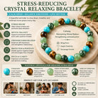 FuAttract Protection Grounding & Confidence Turquoise Tiger's Eye Green Aventurine & African Turquoise Healing Bracelet - image 9
